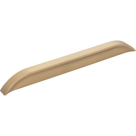 Jeffrey Alexander 192 mm / 224 mm  Center-to-Center Satin Bronze Elara Cabinet Pinch Pull 484-192224SBZ